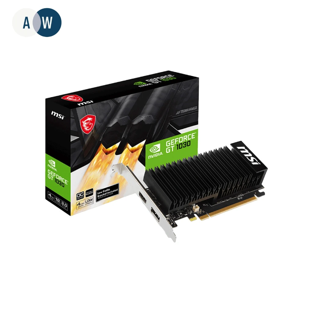 Carte graphique MSI GeForce GT 1030 – 4 Go DDR4