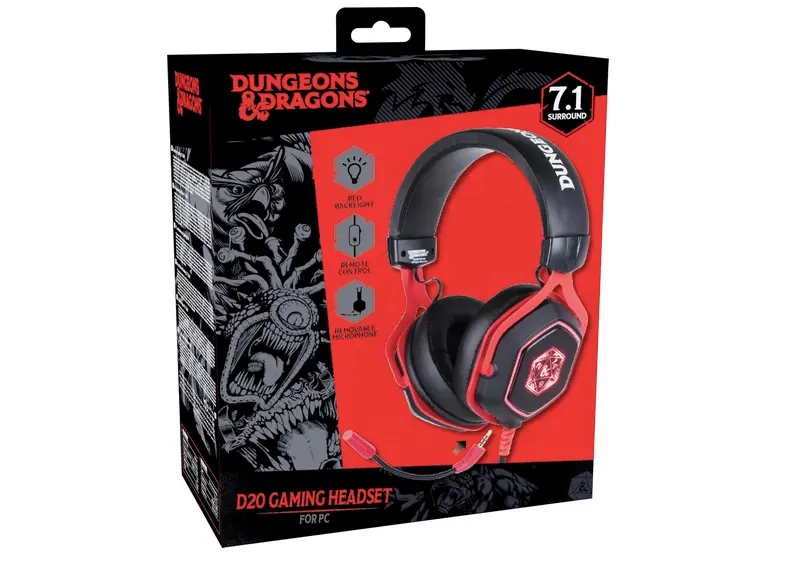 Casque Gaming DND 7.1 D20 – Dungeons & Dragons