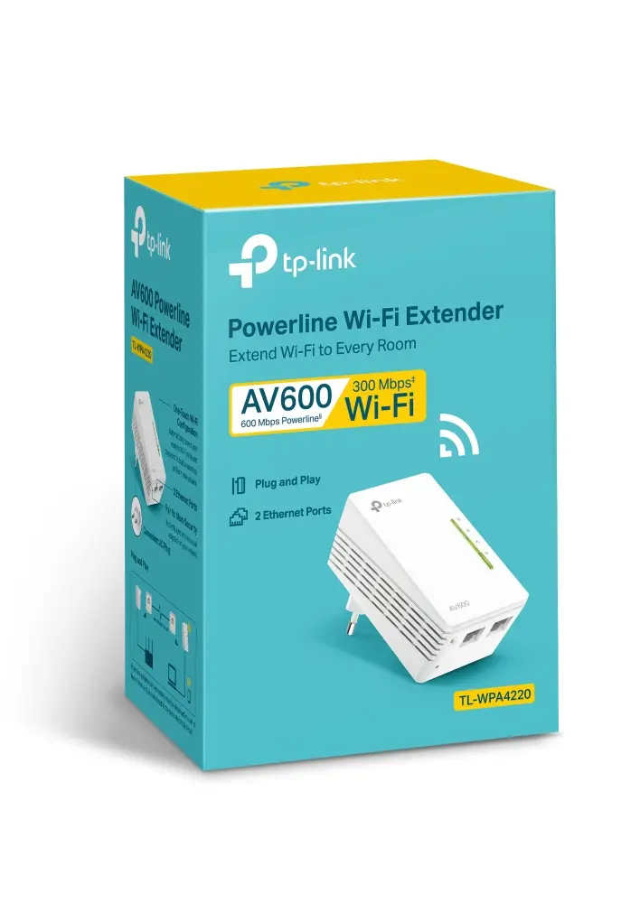 TP-Link TL-WPA4220 KIT – Kit CPL Wi-Fi AV600