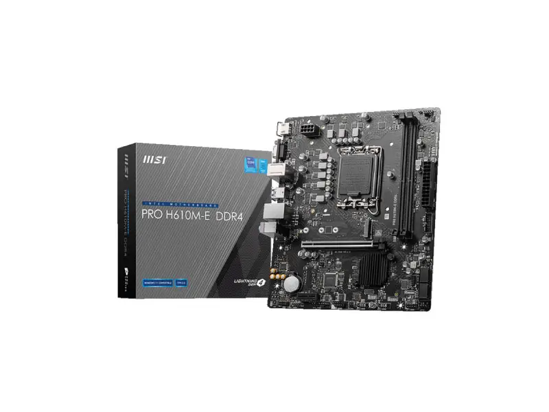 Carte Mère MSI PRO H610M-E DDR4 – LGA 1700 | Micro ATX