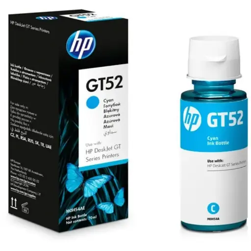 Bouteille d’Encre HP GT52 – Cyan (M0H54AE)