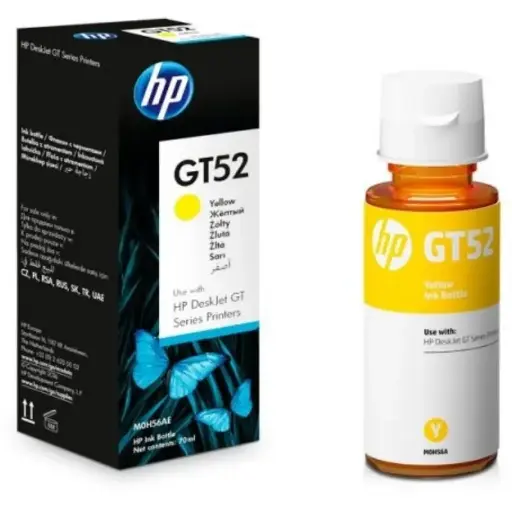 Bouteille d’Encre HP GT52 – Jaune